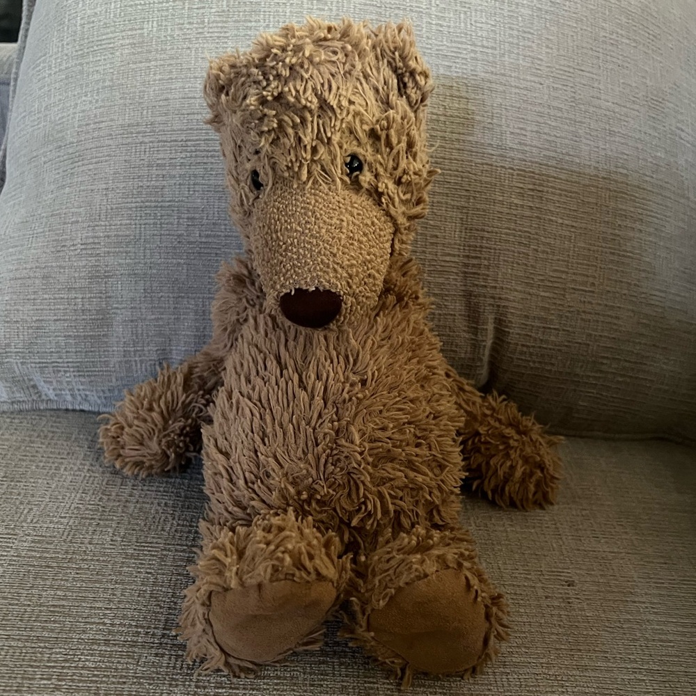 Jellycat Rare London Bunglie Brown Plush Teddy Bear Jcinc2442